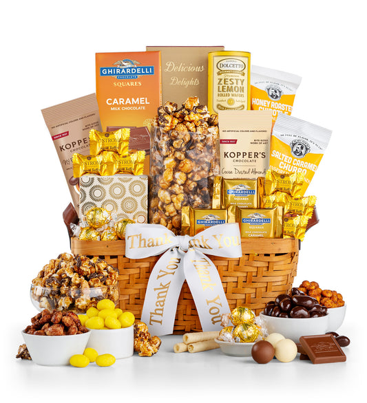 Thank You As Good As Gold Classic Gift Basket