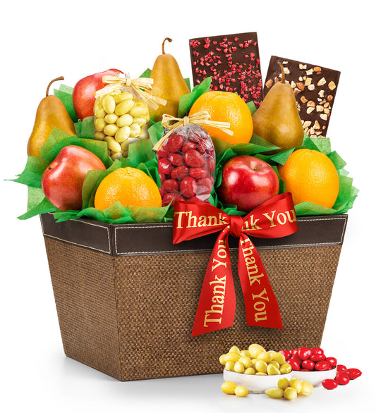 Thank You Premium Grade Fruit and Gourmet Chocolates