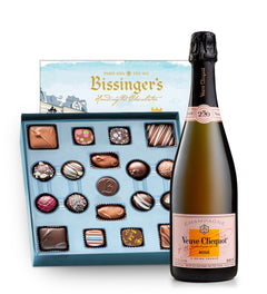 Veuve Clicquot Rosé & Bissinger's French Connection Chocolates Gift Set